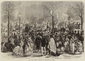 The Paris Easter Promenade at Longchamps by Jules Pelcoq